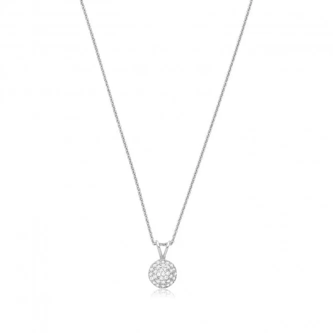 Acotis Silver Necklace Zirconia G3352