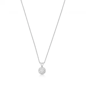 Acotis Silver Necklace Zirconia G3352