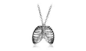 Anatomy Anatomical Human Rib Cage Body Chest Necklace