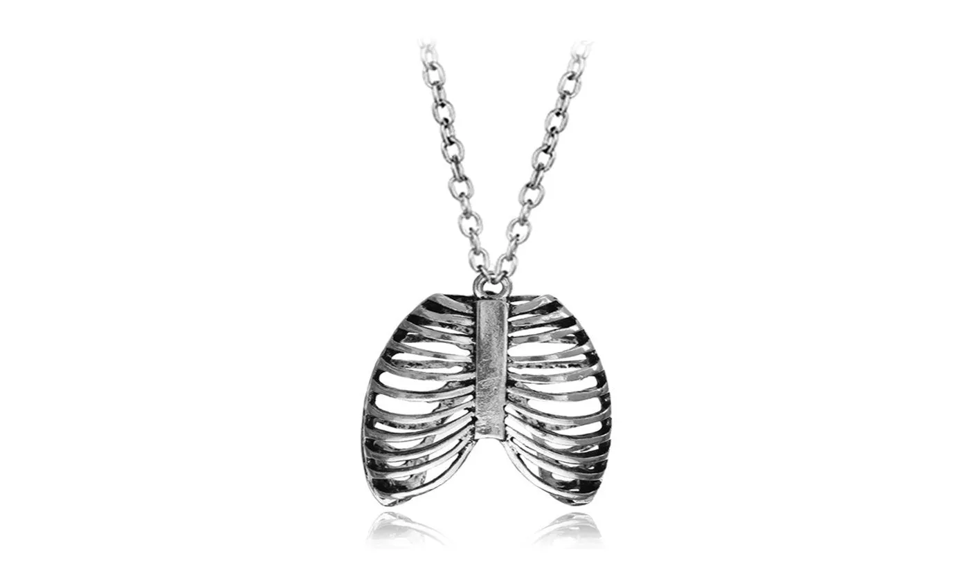 Anatomy Anatomical Human Rib Cage Body Chest Necklace