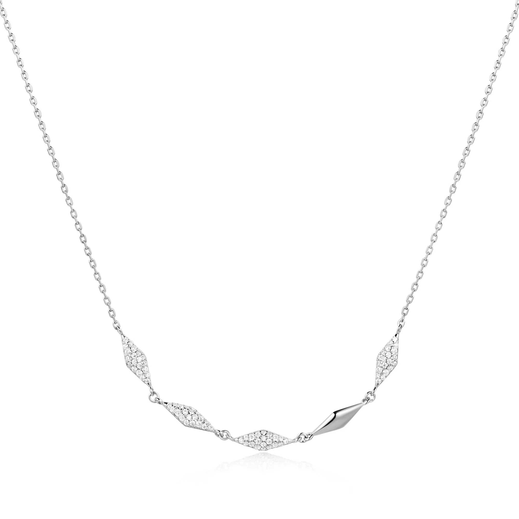 Ania Haie Silver Multi Sparkle Necklace N061-06H