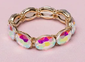 B Chic Aurora Borealis Gem Bracelet