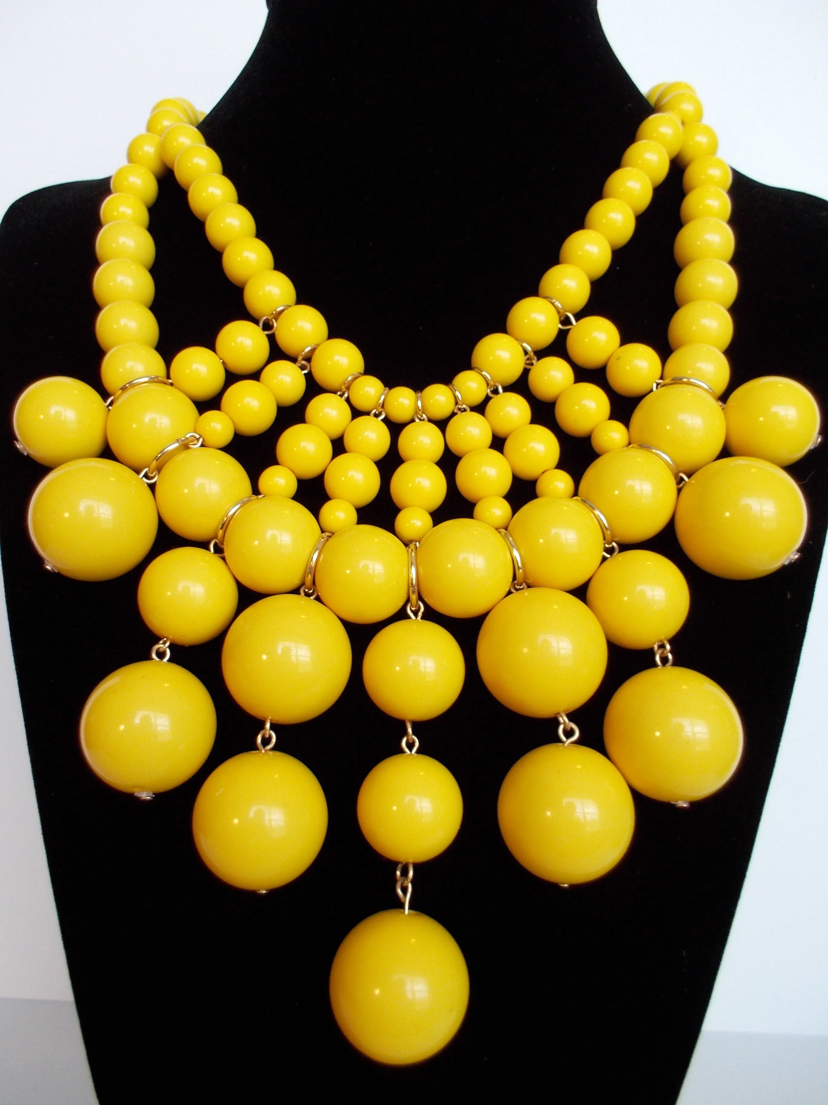 Bauble Bib Statement Necklace