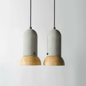 Bei Concrete & Bamboo Pendant