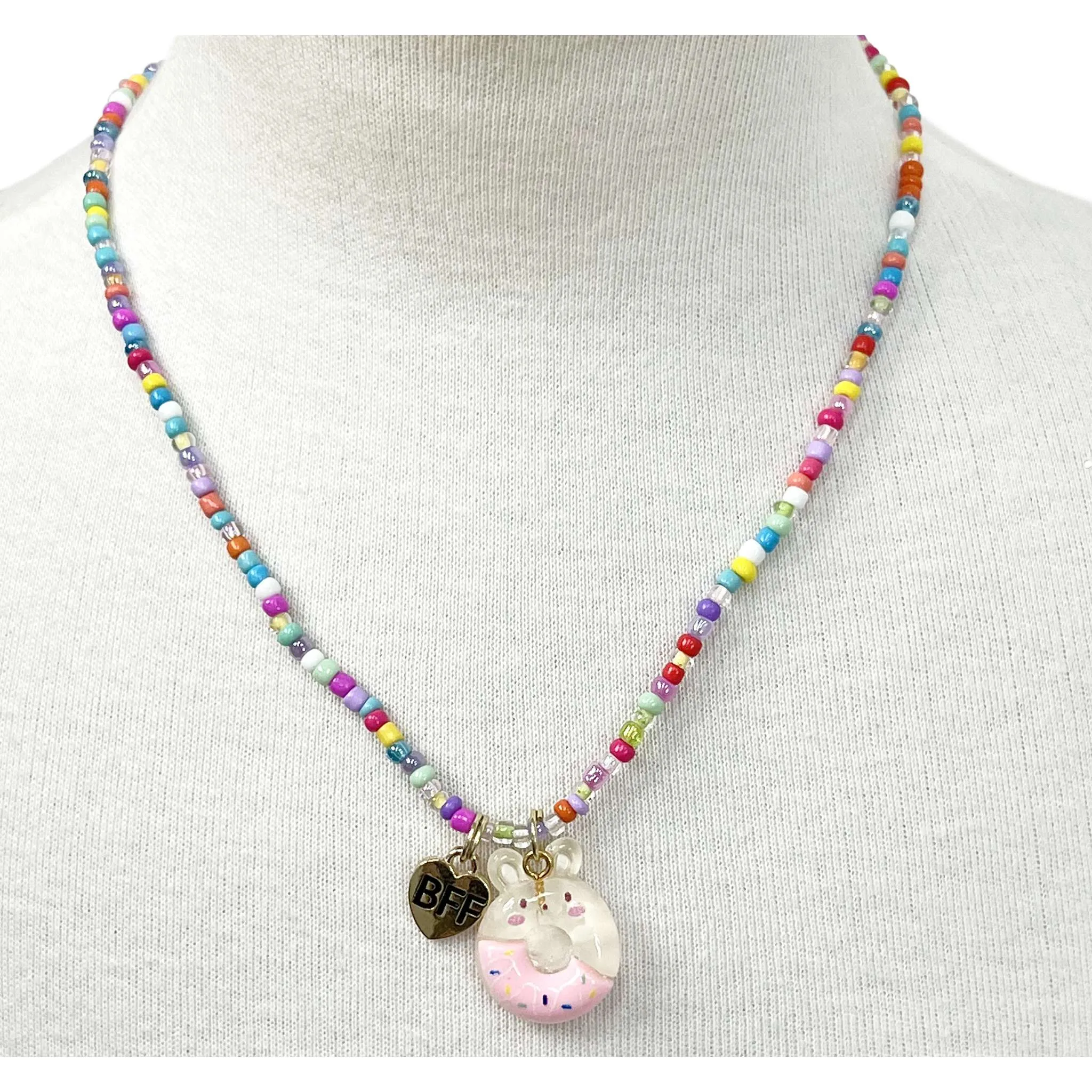 BFF Donut Necklace Set