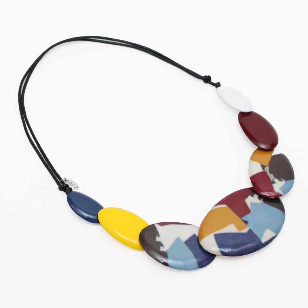 Blue and Yellow Fallon Necklace