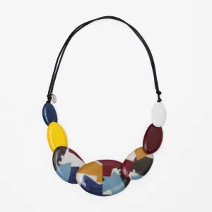 Blue and Yellow Fallon Necklace