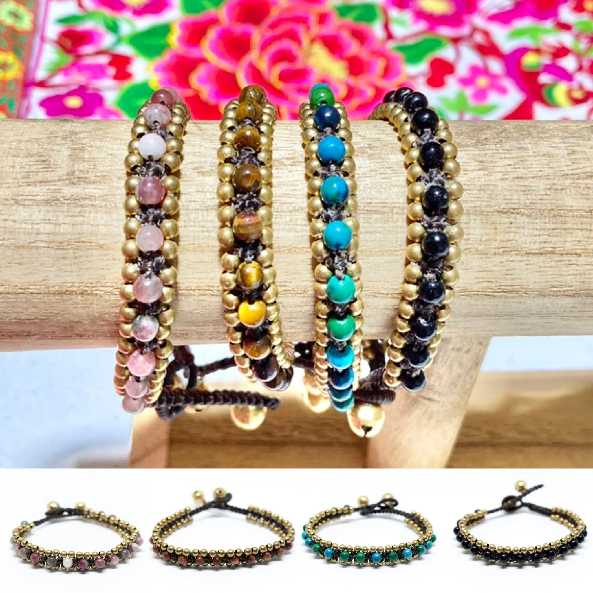 Bohemian Beaded Bracelets | Stone Boho Style