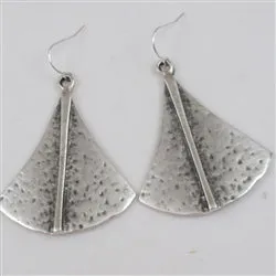 Bold Antique Silver Drop Earrings