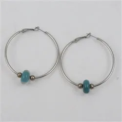 Bold Stainless Steel Hoop Earrings