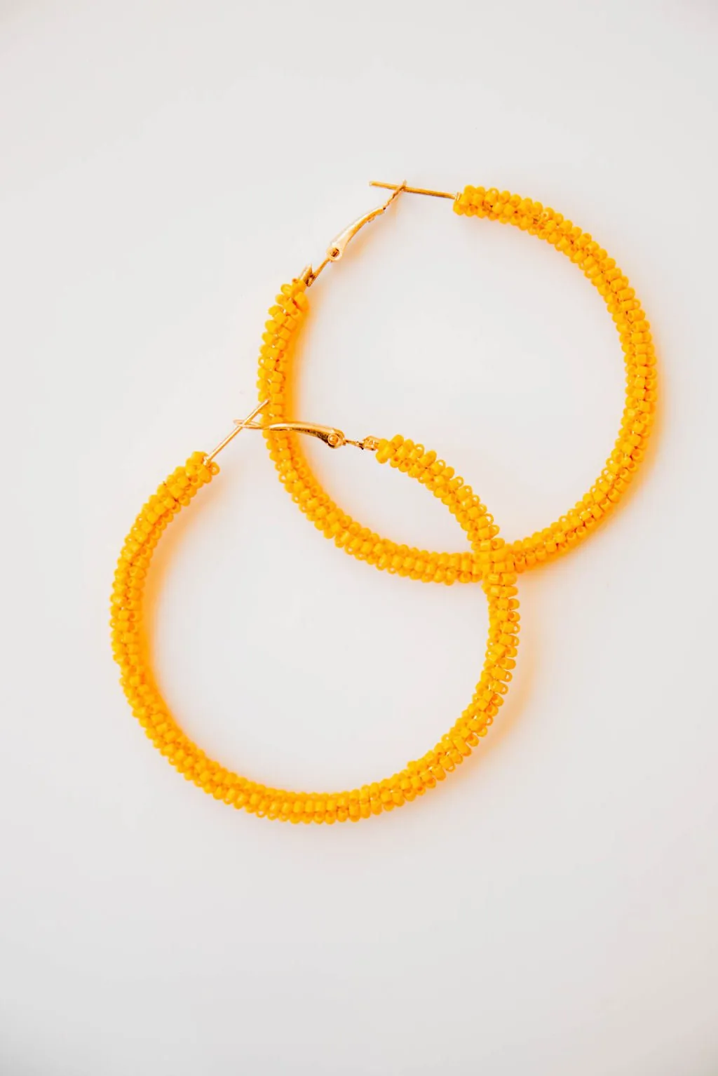 Bold Vibes Beaded Hoop Earrings