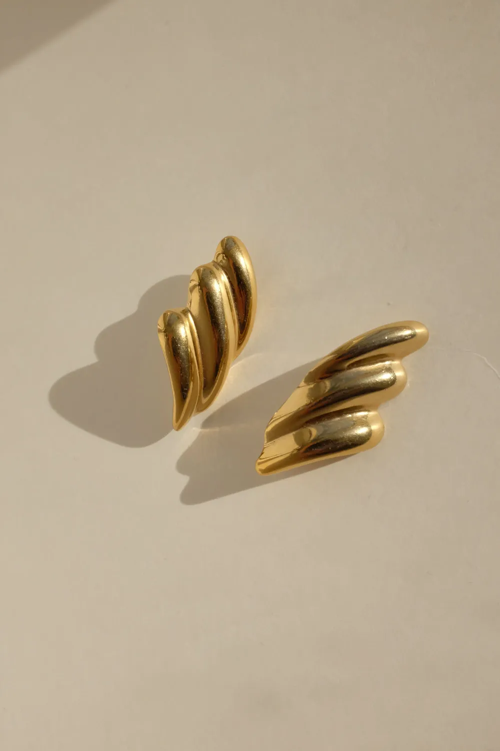 BOLD WAVES VINTAGE EARRINGS