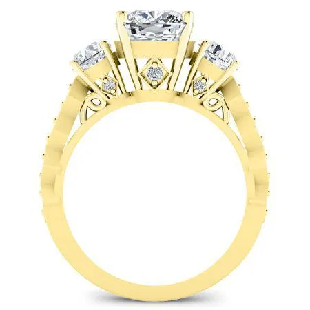 Calix - GIA Natural Cushion Diamond Engagement Ring