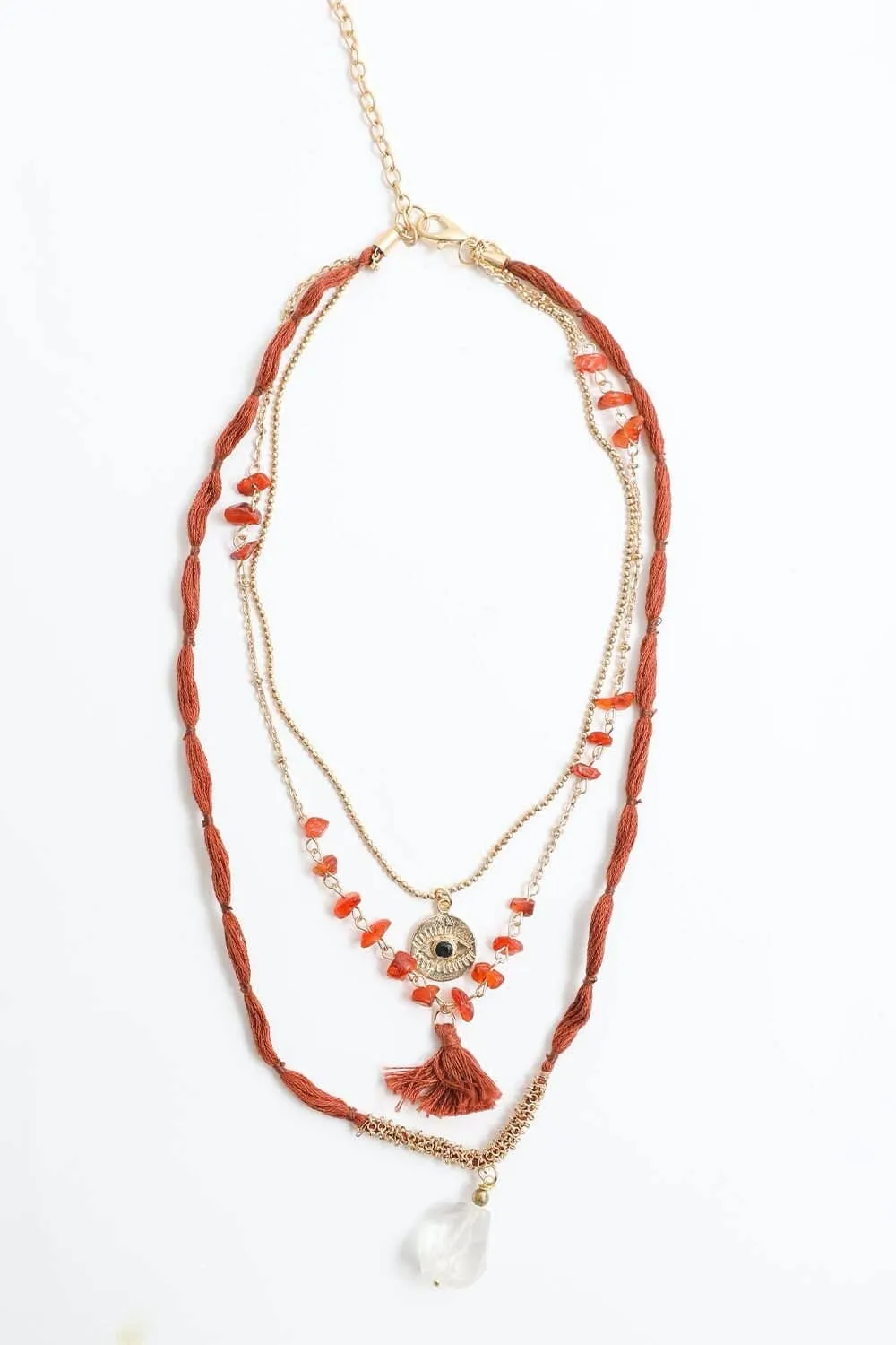 Carnelian Layered Necklace