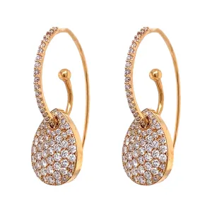 Diamond Teardrop Earring