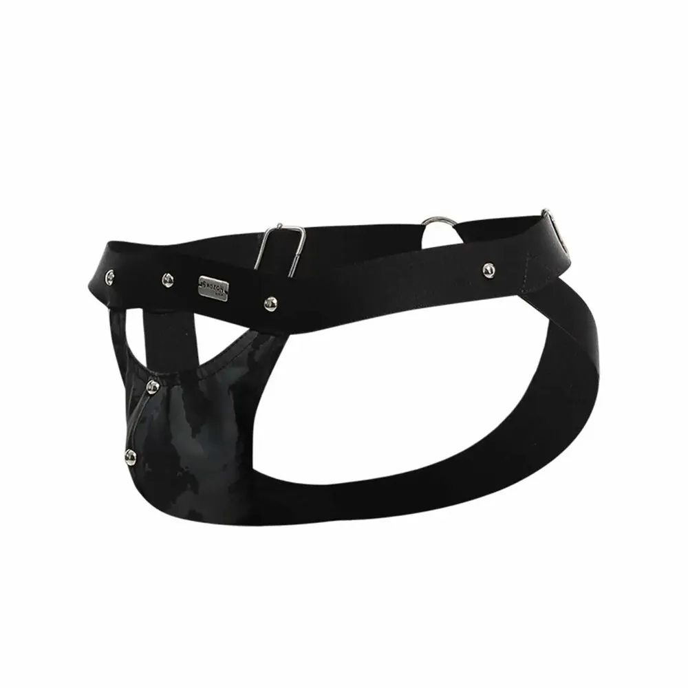 Dngeon Peekaboo Jockstrap Midnight One Size