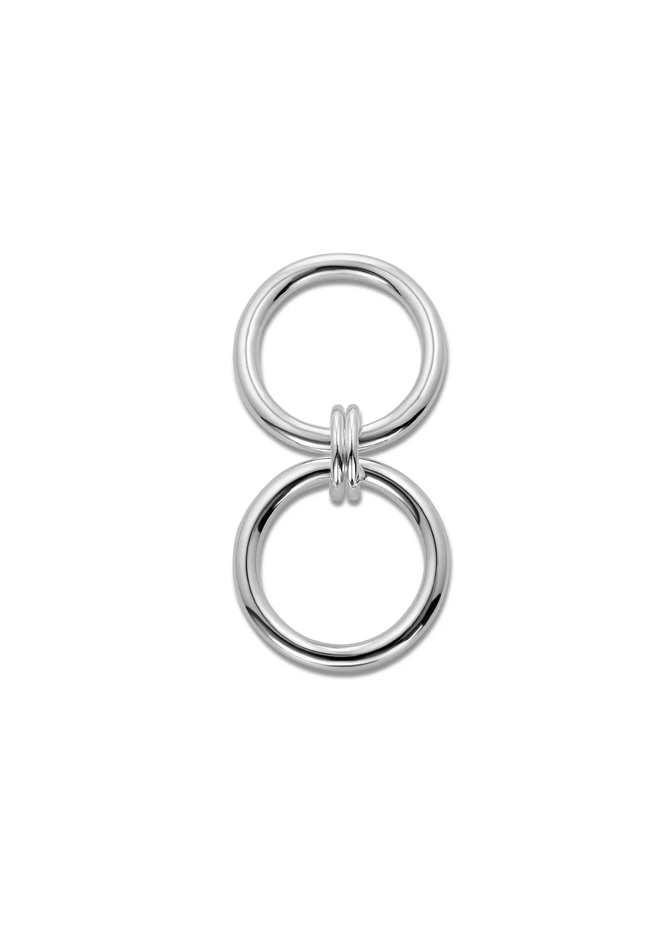 Double Ring Silver