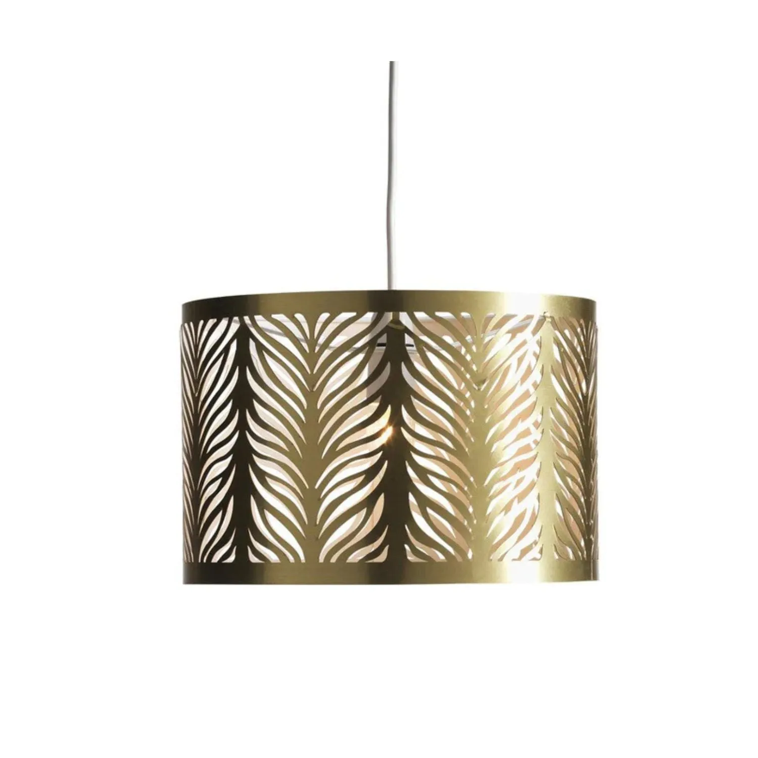 Enya Satin Brass 12" Pendant Lighting