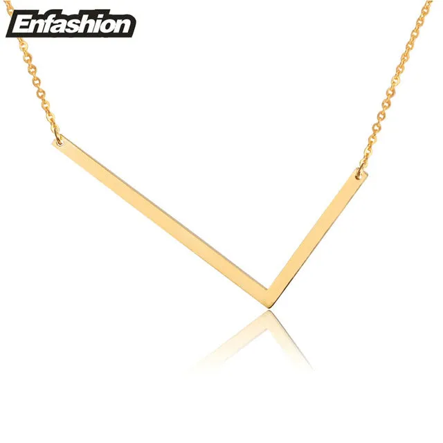 Fashion Letter Necklaces Pendants Alfabet Initial Necklace Gold ColorStainless Steel Choker Necklace Women Jewelry Kolye Collier