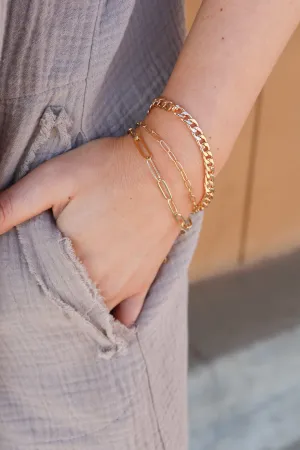 Find a Way Bracelet Set in Gold