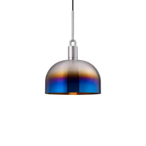 Forked Pendant / Shade / Large / Burnt Steel