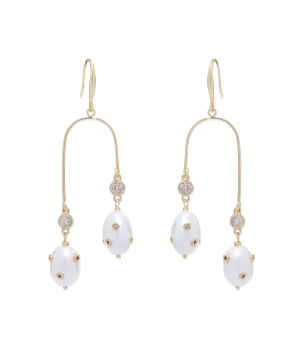 Geneva Pearl Statement Earrings