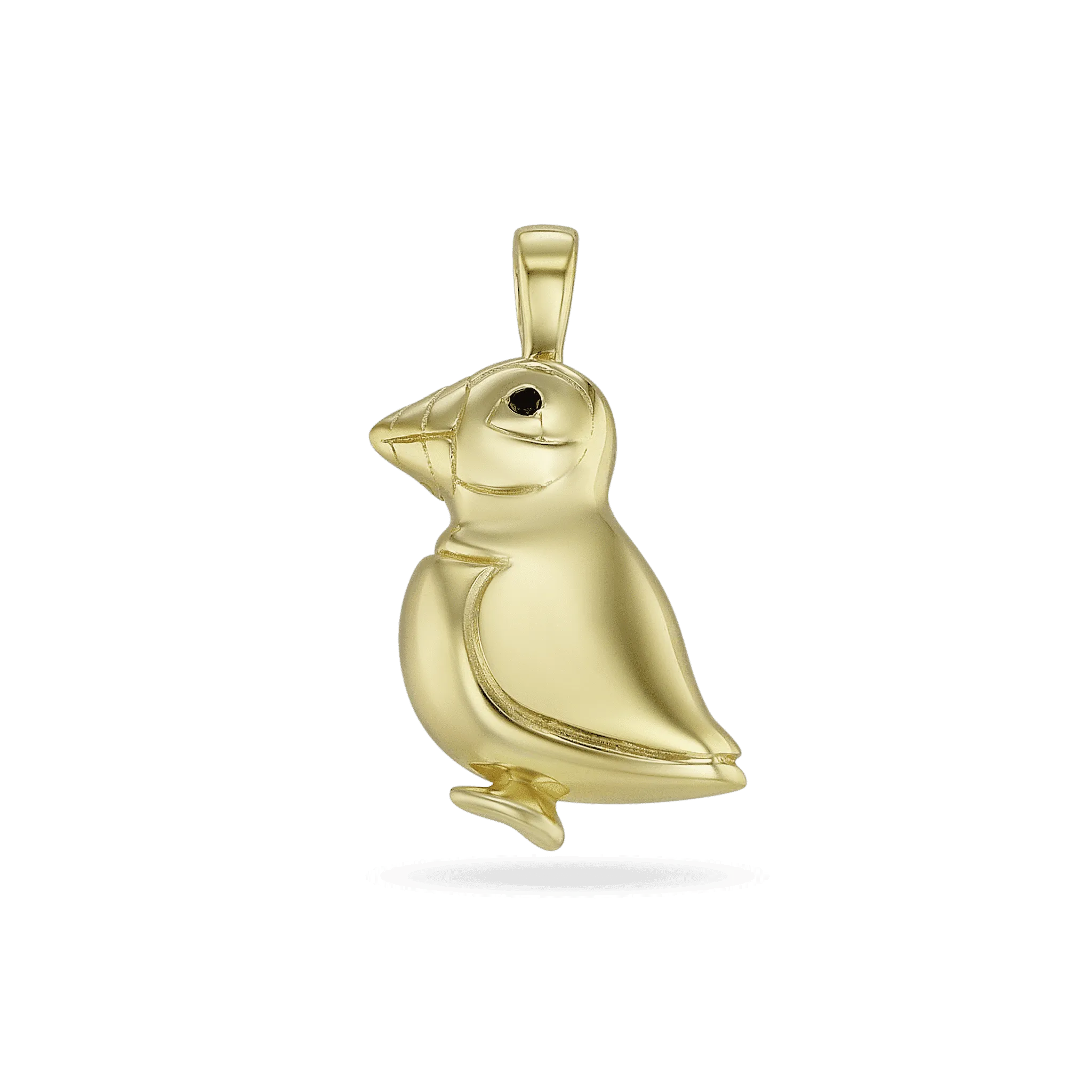 George The Puffin Pendant - 18ct Yellow Gold