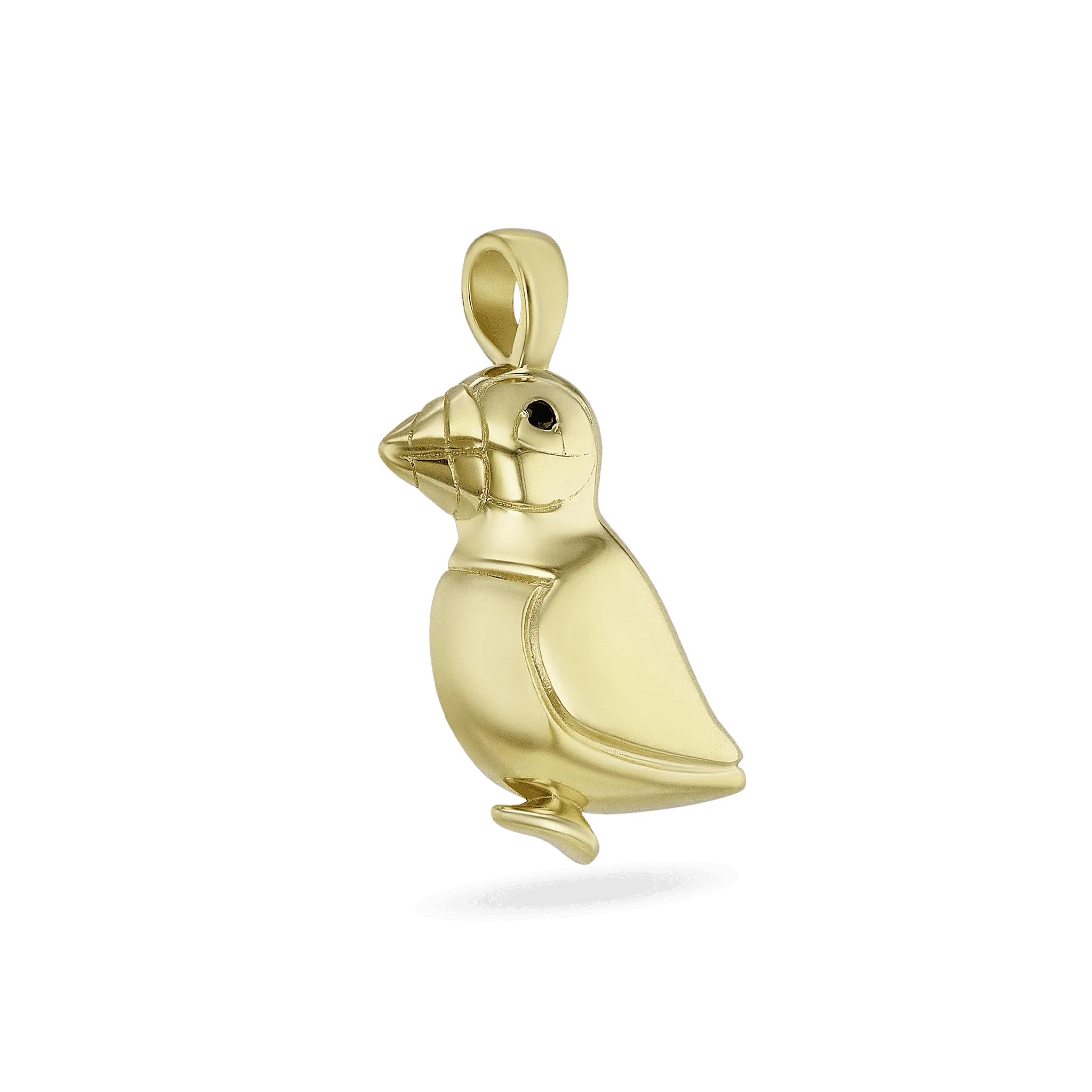 George The Puffin Pendant - 18ct Yellow Gold