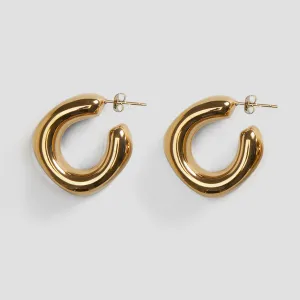 Irregular Bold Midi 18k Gold Earrings