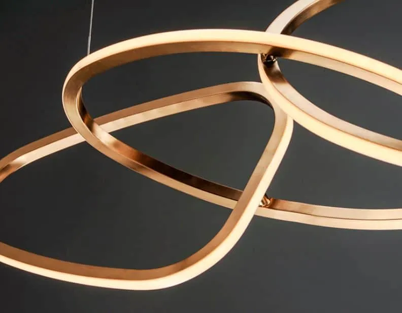 Karolina Elegant Looped Rings Pendant Lamps