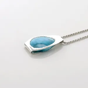 Larimar Pendant Pearlwood