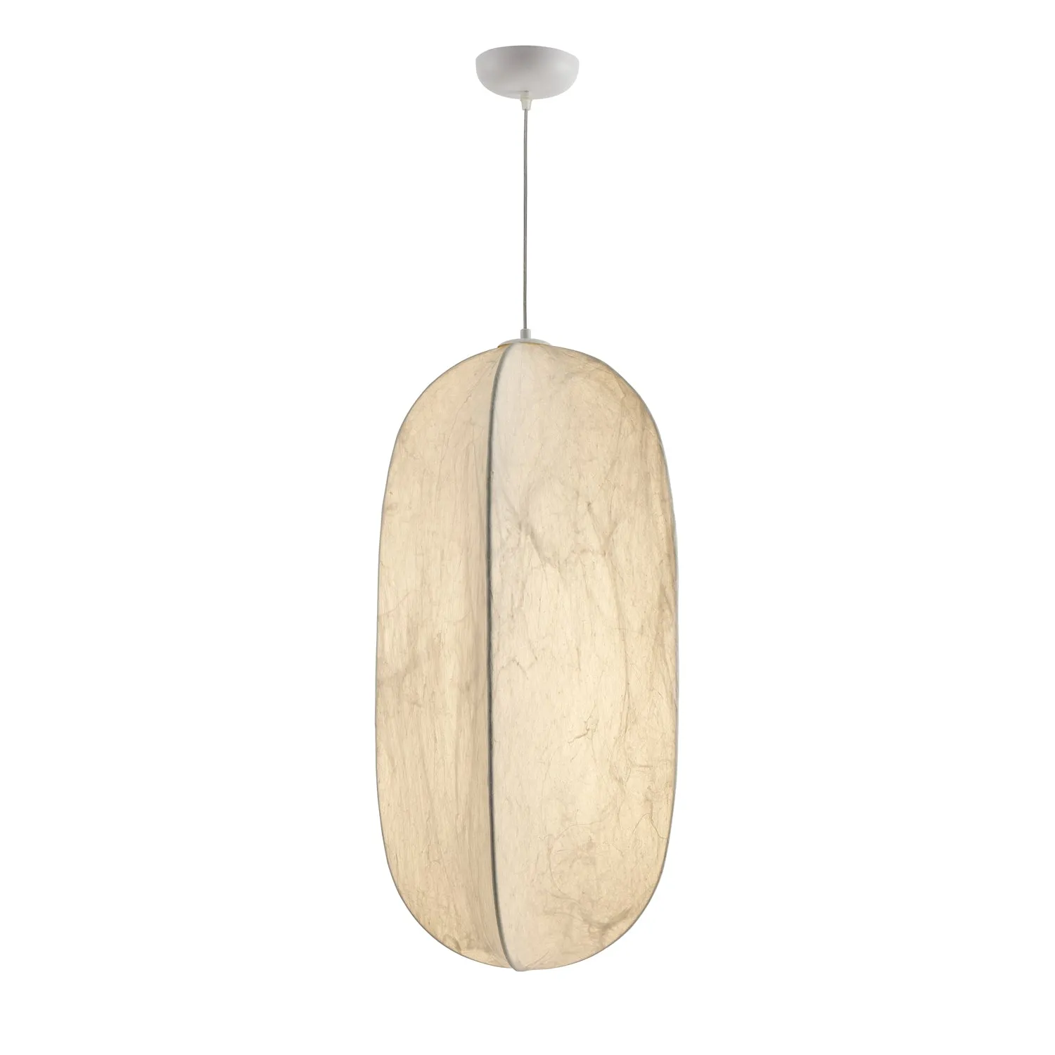 Lilian Silk Sphere Pendant Lamp