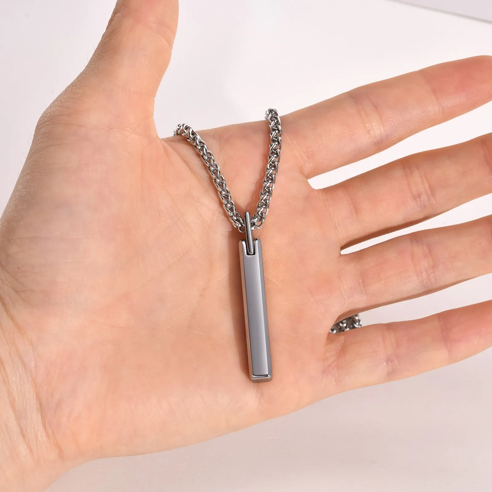 LMS Bar Pendant Necklace