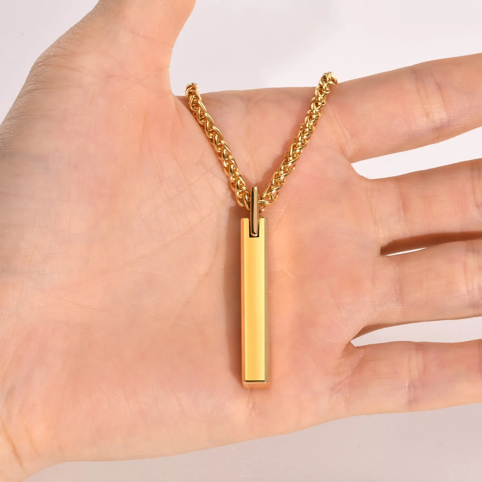 LMS Bar Pendant Necklace