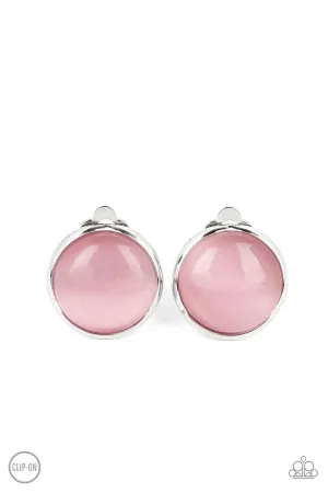 Paparazzi Earring ~ Cool Pools - Pink