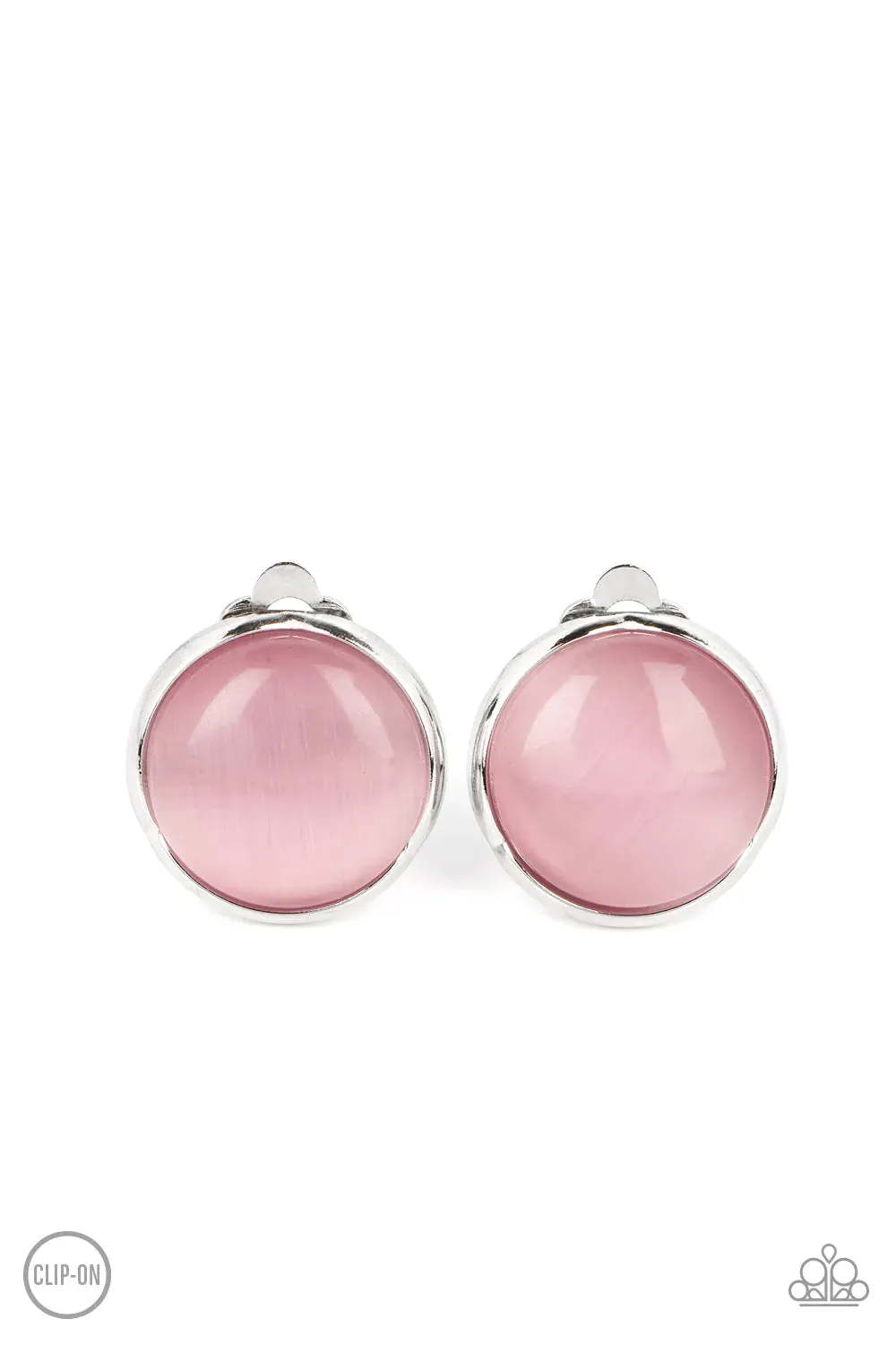 Paparazzi Earring ~ Cool Pools - Pink