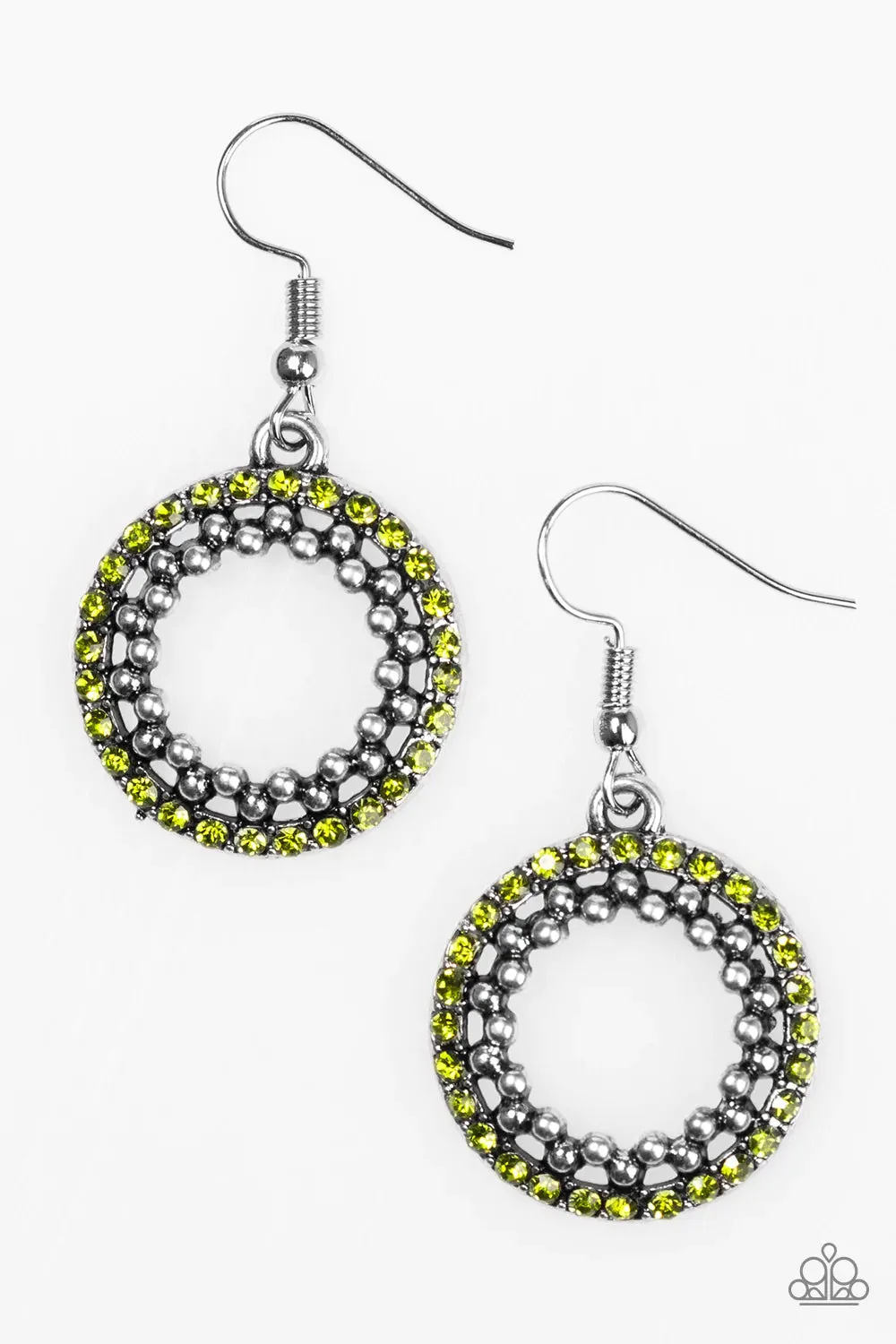 Paparazzi Earring ~ Light The Way - Green