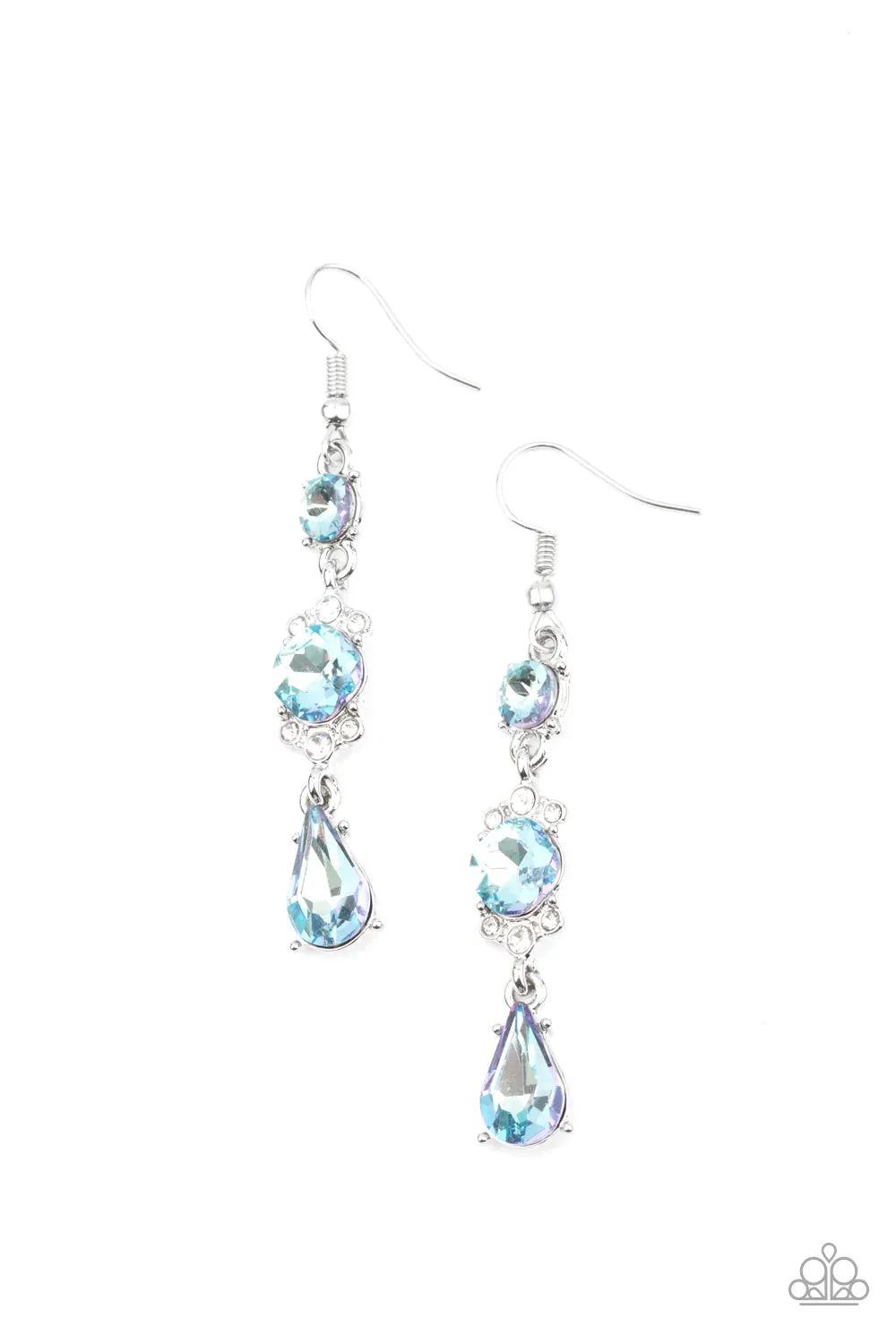 Paparazzi Earring ~ Outstanding Opulence - Blue