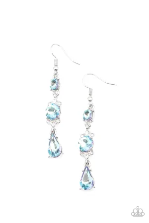 Paparazzi Earring ~ Outstanding Opulence - Blue