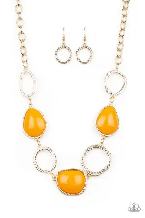 Paparazzi Necklace ~ Haute Heirloom - Orange