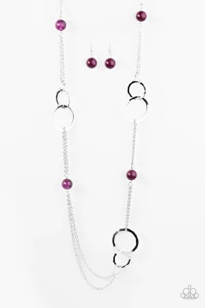 Paparazzi Necklace ~ Keepin It Cali  - Purple