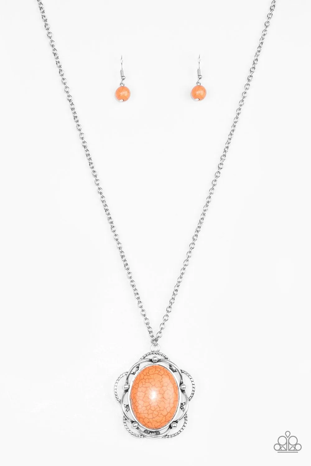 Paparazzi Necklace ~ Let Your Dreams Bloom - Orange