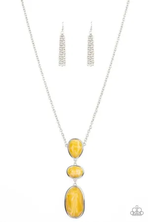 Paparazzi Necklace ~ Making an Impact - Yellow