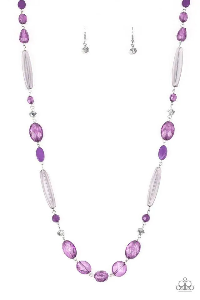 Paparazzi Necklace ~ Quite Quintessence - Purple