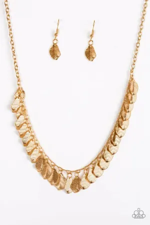 Paparazzi Necklace ~ Sail Across The Sky - Gold