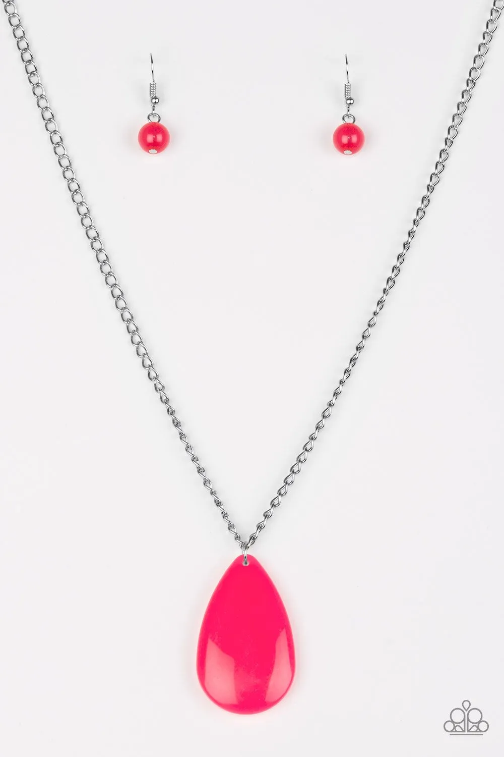 Paparazzi Necklace ~ So Pop-YOU-lar - Pink