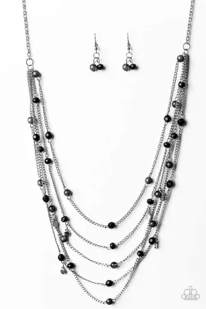 Paparazzi Necklace ~ Take Five! - Black