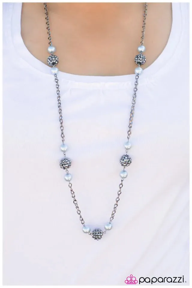 Paparazzi Necklace ~ The Rocker - Silver