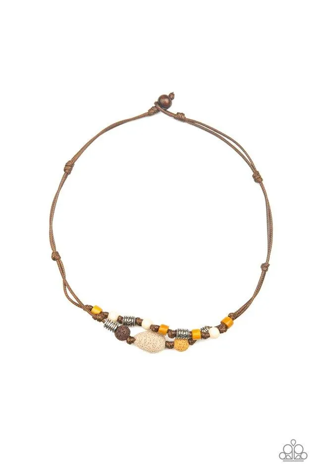 Paparazzi Necklace ~ Tiki Trek - Yellow