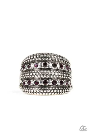 Paparazzi Ring ~ Girl Fight - Purple